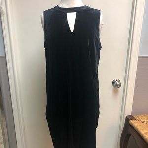 She and Sky velvet dress